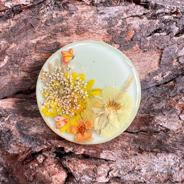 Wildflowers tag - circle large