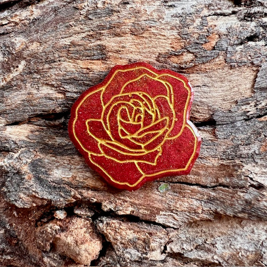Rose flower tag