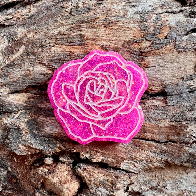 Rose flower tag