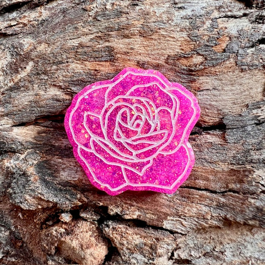 Rose flower tag
