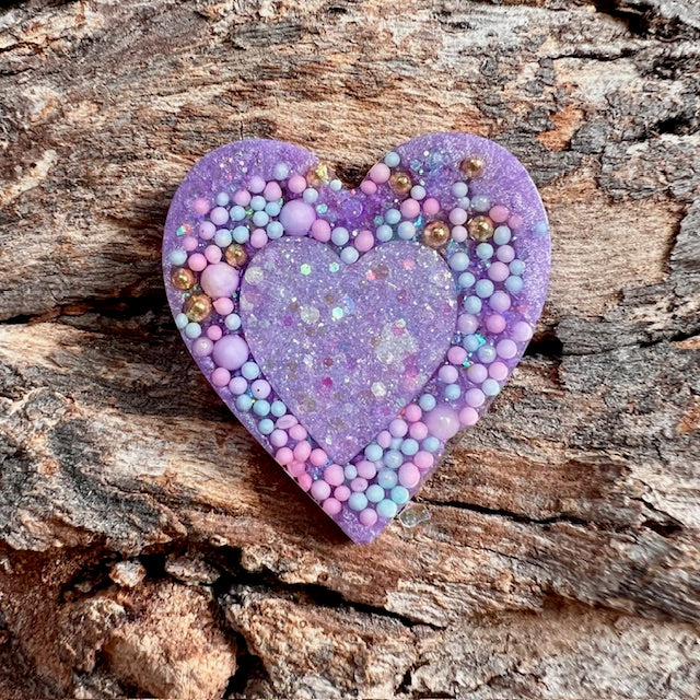 Love tag - heart medium