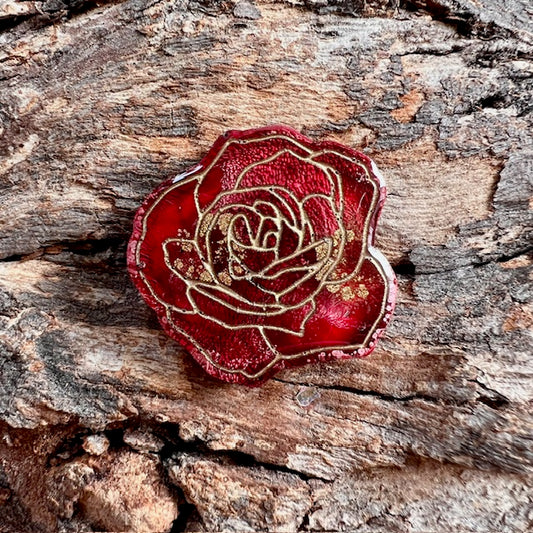 Rose flower tag