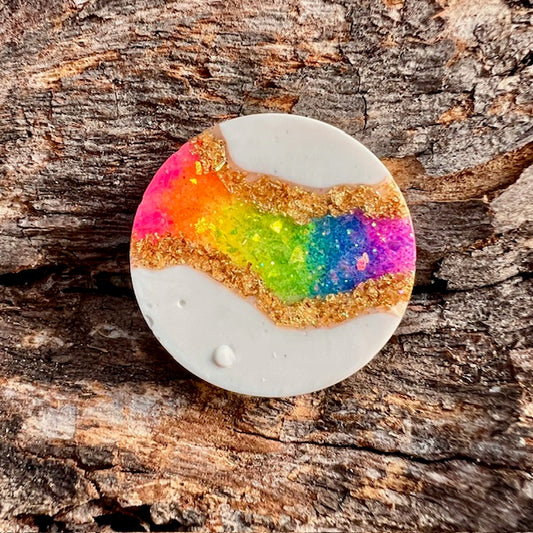 Geode tag circle small