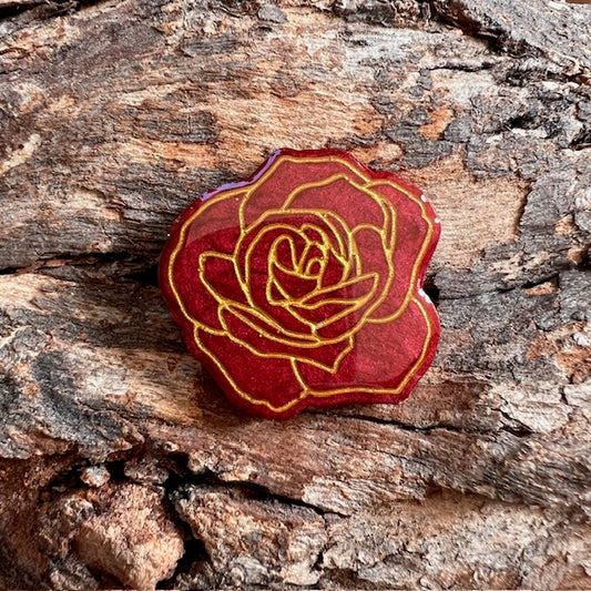 Rose flower tag