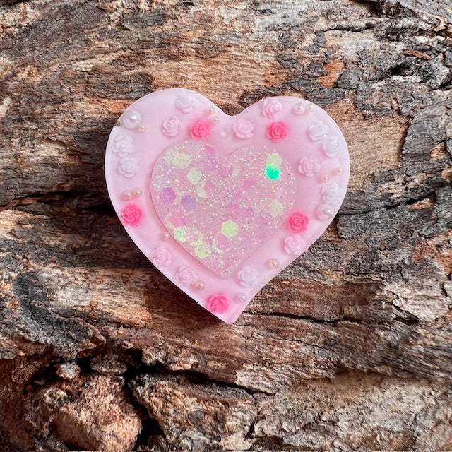 Love tag - heart medium