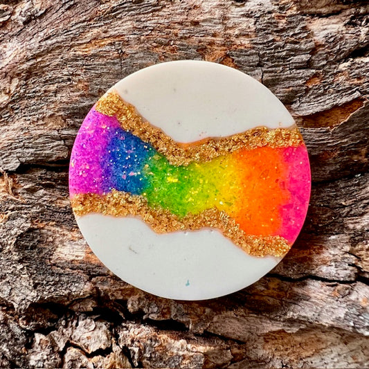Geode tag circle large
