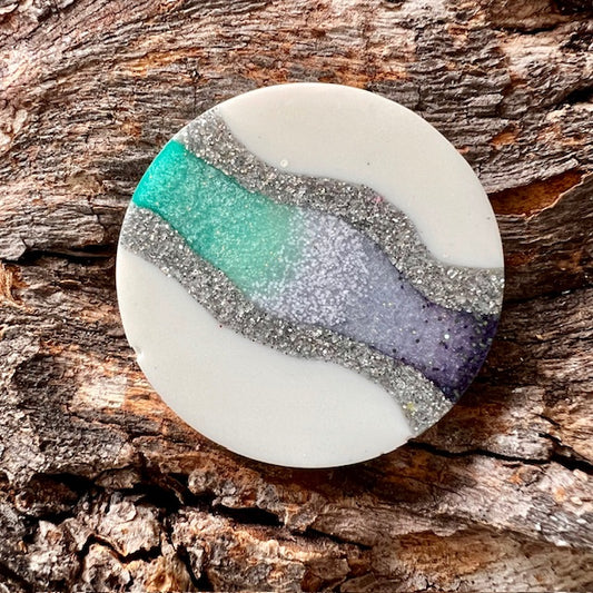 Geode tag circle large