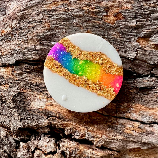 Geode tag circle small