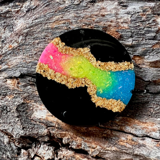 Geode tag circle medium