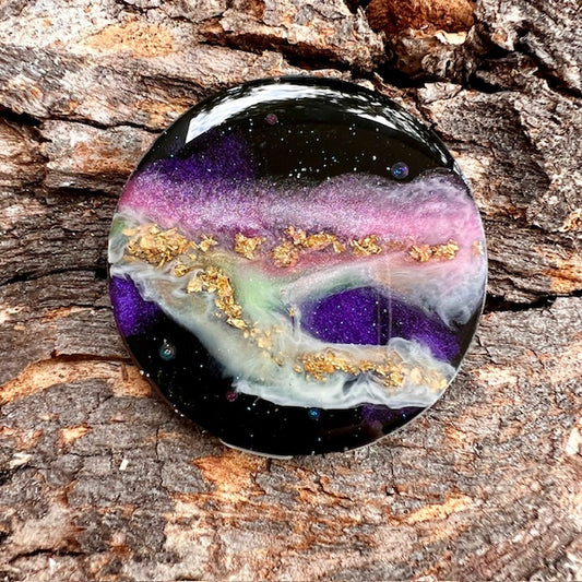 Circle tag large - Stardust Drift