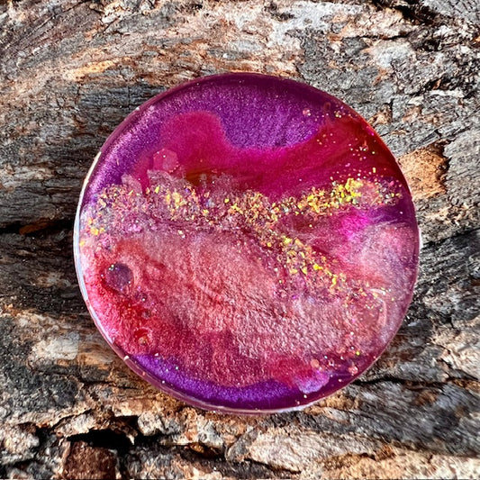 Circle tag large - Stardust Drift