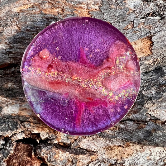 Circle tag large - Stardust Drift