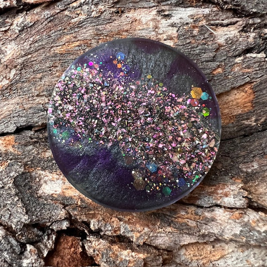 Circle tag large - Galactic Opal