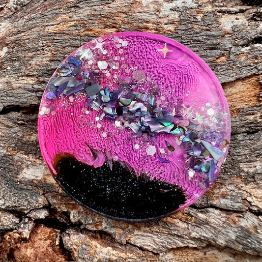 Circle tag large - Nebula Bloom