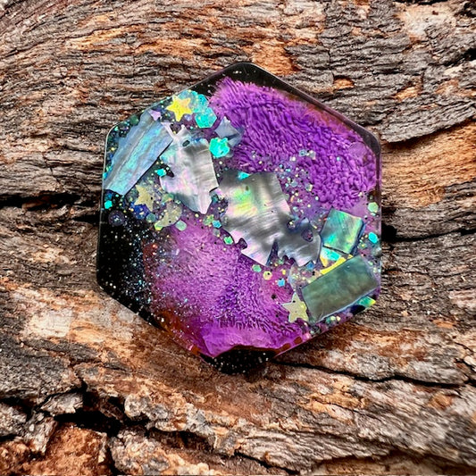 Hexagon tag small - Nebula Bloom