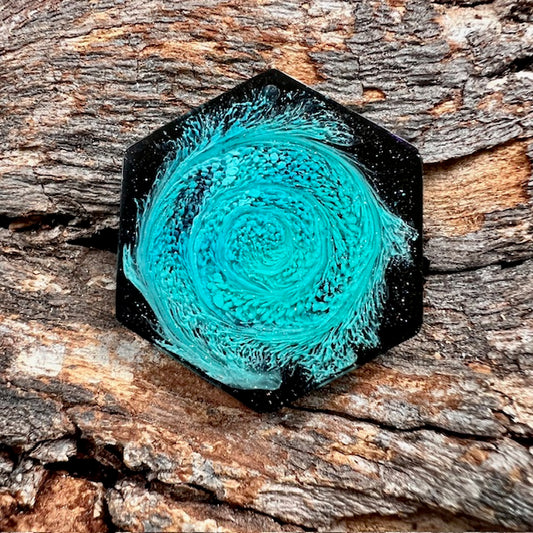 Hexagon tag small - Nebula Bloom