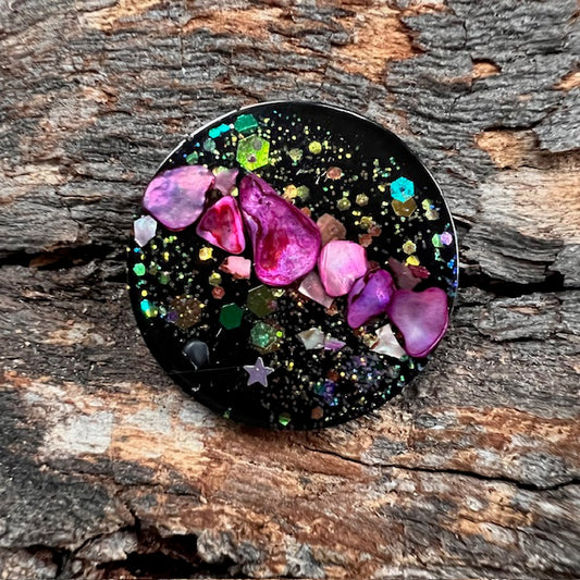 Circle tag small - Galactic Opal