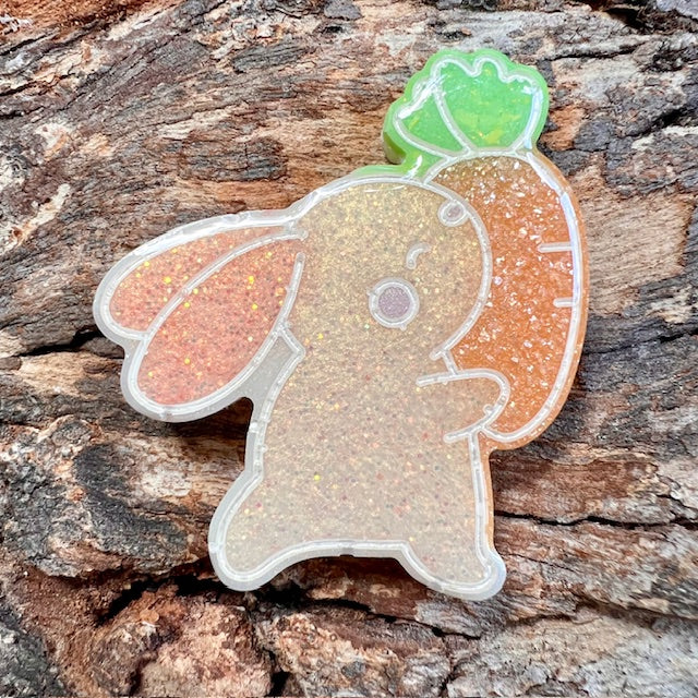 Carrot bunny tag