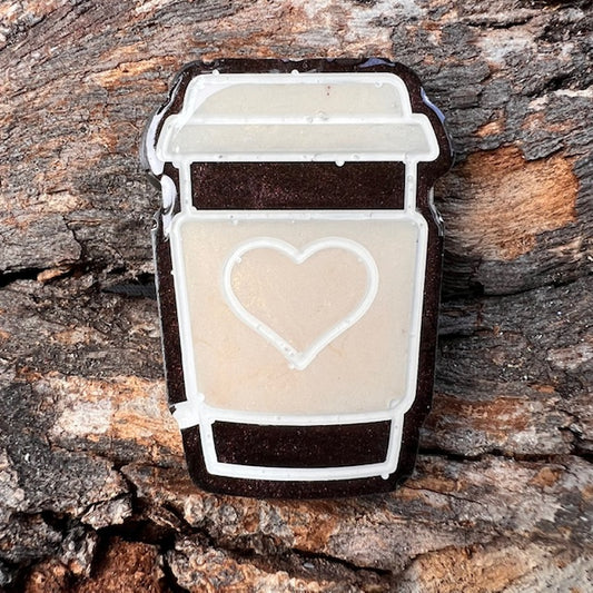 Coffee cup tag