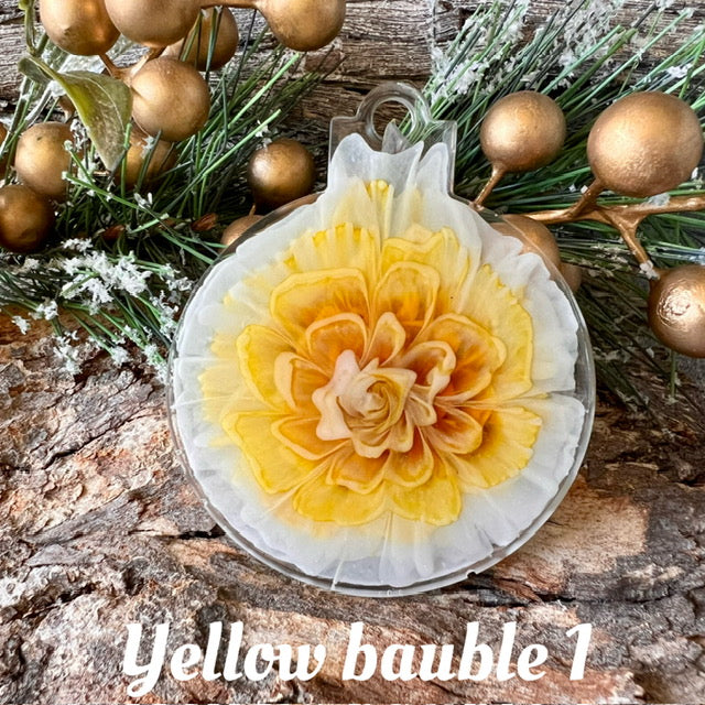 Bloom bauble design