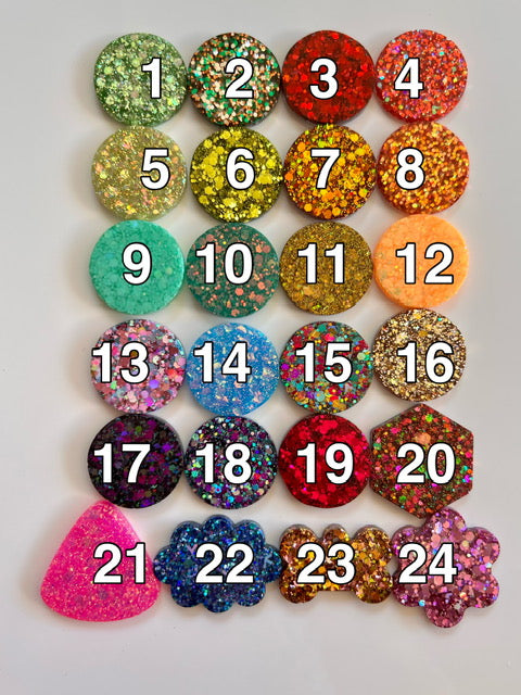 Glitter tag