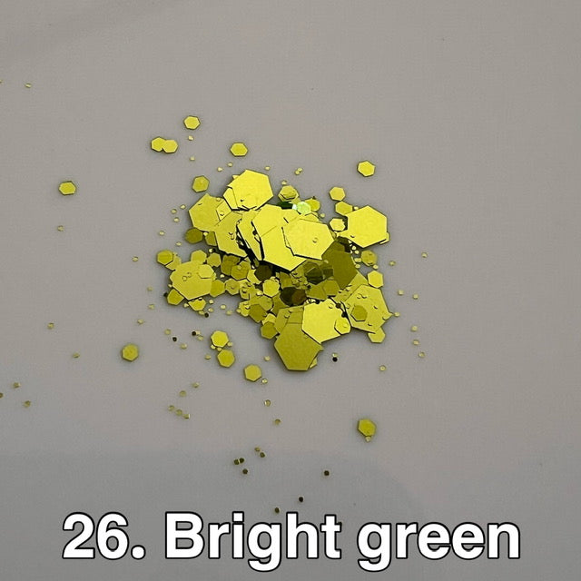 Glitter tag