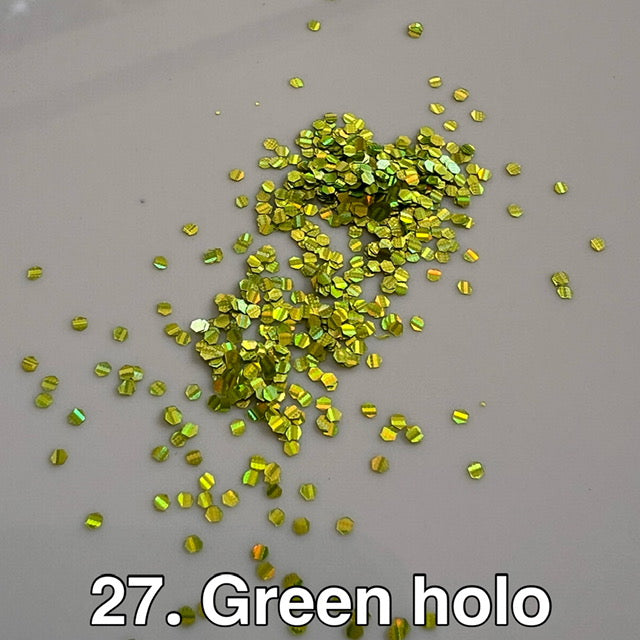 Glitter tag