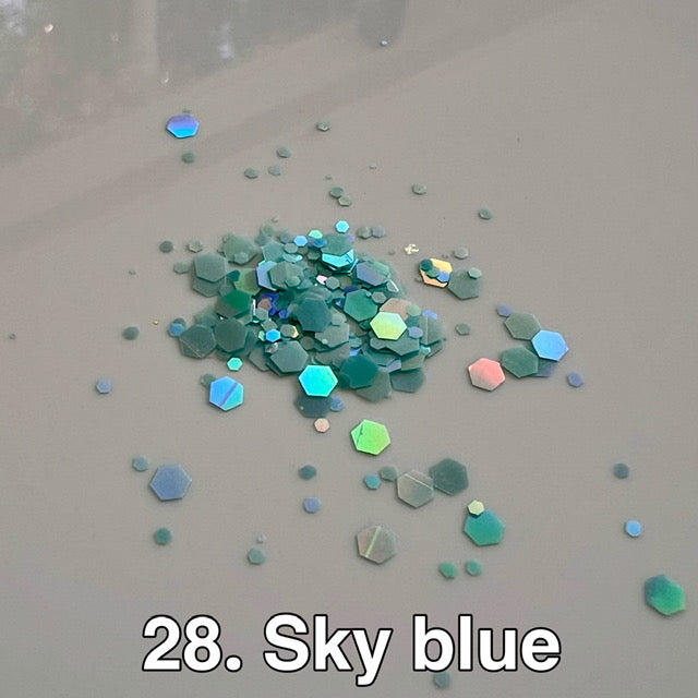 Glitter tag