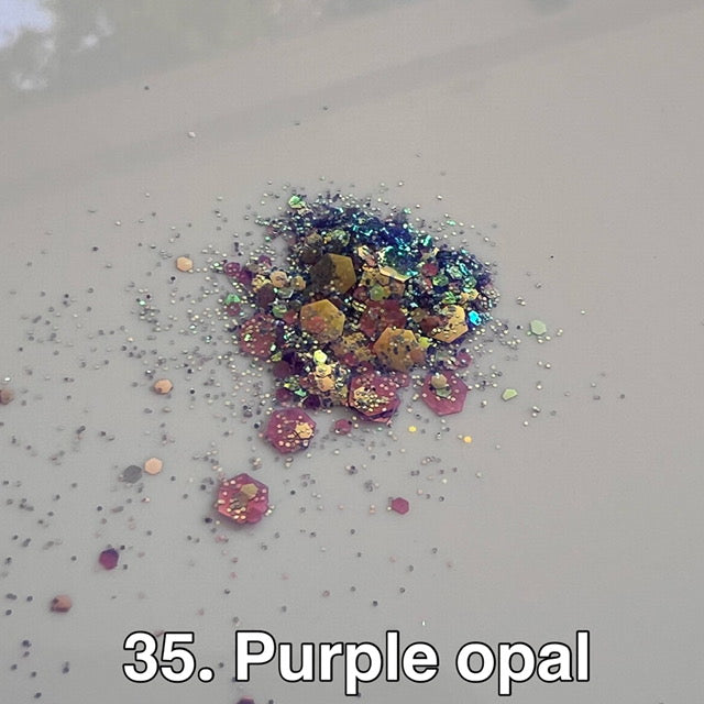 Glitter tag