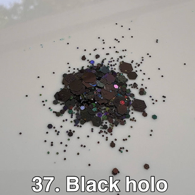 Glitter tag